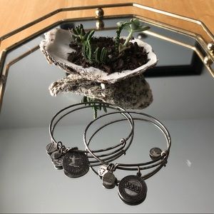 Alex and Ani Zodiac charm bracelets